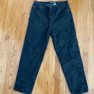 Style & Co. black mom jeans